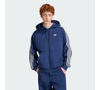 Veste à capuche zip intégral oversize adidas Adicolor Night Indigo / Grey Two XL