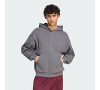 VESTE À CAPUCHE ZIP INTÉGRAL PETIT LOGO ADIDAS KIT Grey Five 4XL