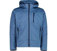 CMP - Veste softshell chinée pour homme avec capuche amovible, Bluestone Mél., 54