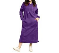 Veste à Capuche zippée pour Femme en Polaire Douce avec Poches frontales et Cordon de Serrage idéale pour Les journées fraîches d'automne et d'hiver Design épuré et Pratique (Dark Gray, XXL)