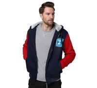 Veste à Capuche Zippée pour Homme - État d'Israël Sweat Doublé Polaire,Épais et Confortable,Parfait pour Les Journées Froides et Les Activités Extérieures,Rouge,M