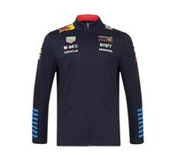 Red Bull Racing Formula One Team - Produit officiel de Formule 1 2024 - Veste softshell zippée - Bleu nuit - Unisexe, bleu, L