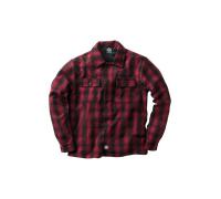 §Veste à Carreaux West Coast Choppers Doublée Laine Rouge-Noir§