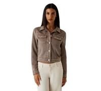 Veste à clous en simili femme Guess Irina Beige XS