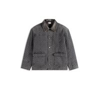 Veste Ã col rond et Ã motif monogramme Daily Paper Gris M