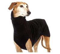 Veste À Col Roulé À Col Roulé À Col Roulé d'hiver Veste De Chien Doux Et Confortable pour Un Grand Dane Greyhound Pitbull,Noir,L