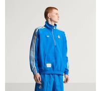 Veste à demi-patte zippée-zip Real Madrid Terrace Icons Blue Bird / White XL