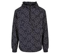 Urban Classics Flower Aop Pull Over Jacket Blackflower Taille: L | Imperméables Outlet | Homme | Le Noir
