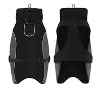Veste À Neige Imperméable À La Neige À Grande Épreuve Hiver Winch Warm Labrador Bulldog Pitbull Greyhound Work Tabring,Noir,5XL