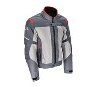 Veste ACER ual Road En Polyester Homologuée Sur Route Ruby Grise/Rouge