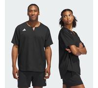ADIDAS PERFORMANCE T-Shirt fonctionnel 'Adizero Dugout Cage' noir / blanc, Taille M
