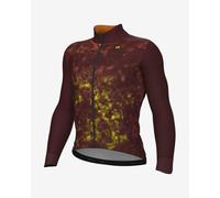 Veste Alé PR.E Ghostly marron foncé jaune - M
