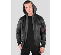 Veste Alpha Industries MA-1 D-Tec Leather LW Noir S