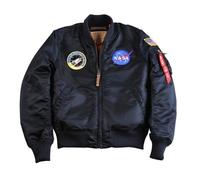 Alpha Industries MA-1 VF NASA Veste bombers pour homme Taille L - Noir