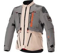 Veste Alpinestars AMT 10-R Drystar XF, Textile, XL, Gris/Marron Clair/Orange