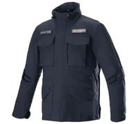 Alpinestars MO.ST.EQ Field Veste textile de moto imperméable, noir, taille 2XL pour homme