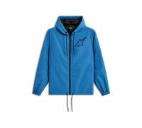 Alpinestars Speeder Chromium Windbreaker, veste en textile M Bleu/Noir Bleu/Noir