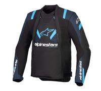 Veste Alpinestars T-Stunt Air noire bleu foncé bleu fléché