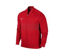 Veste Anthem de Football pour Homme, Taille L, Rouge Universitaire/Blanc