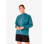 Veste ASICS Fujitrail Elite vert bleu femme - M