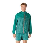Veste Asics Fujitrail Packable Verte, Taille XS.