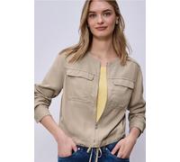 Veste au look délavé avec cordon de serrage