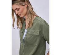 Veste au look délavé avec cordon de serrage