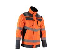 Veste Authentic HV CANDELA ORANGE GRIS ACIER - LMA LEBEURRE - 2336 M