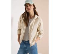 Veste avec capuche et élastique à la taille