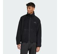 Veste avec zip sur toute la longueur en molleton épais City Tech Black S