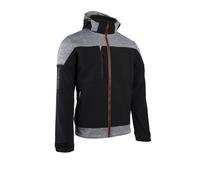 Veste BANJO Softshell noir gris TM COVERGUARD 5BAN01000M