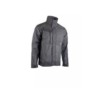 Veste bicolore stretch GRIS NUIT / NOIR - AXONE 2325 - LMA XXL