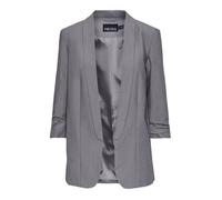 Veste blazer 3/4 femme Pieces Bosella - gris, polyester XL