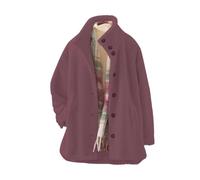 Veste Blazer Blanc Femme Coupe Carreau Tweed Teddy Enceinte Camouflage Boutonné Double and Ajusté Décontractée Américain Bonne Originaux Evasé Or Retournee Coeur Mat