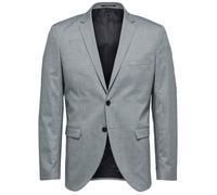 Veste Blazer - Selected - Mylologan - Gris clair mélangé - Slim fit - Tissé en poplin 54