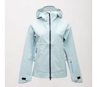 Veste Bleu Ciel Avec Capuche Softshell Fermeture Zippée Noire Femme Rossignol