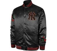 Veste Bomber - 47 BRAND - New York Yankees - Écusson logo - Rayures côtelées - Coupe régulière L