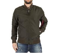 Veste Bomber - Alpha Industries - MA-1 TT - Gris - Slim Fit - 100% Nylon S