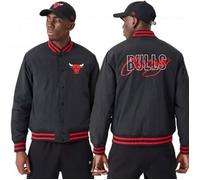 Veste Bomber Chicago Bulls NBA - NEW ERA - Rouge et Noir - Logo brodé - 100% nylon XL