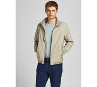 Veste bomber Col haut Manches longues Gris Clair beige M