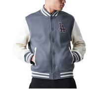 Veste Bomber College - NEW ERA - Los Angeles Dodgers - Vert - Polyester - Style Varsity L