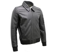 Veste Bomber En Cuir Analine 100% En Peau De Vache A2 US Airforce Pour Homme