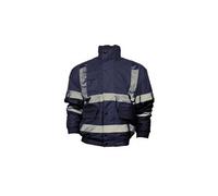 - Veste bomber haute visibilité - Homme (2XL) (Bleu marine) - UTBC1248