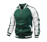 Veste bomber homme Vestes demi-saison de Printemps Blousons d'aviateur course Manteaus en doudoune coton couleur unie poches Transition militaire cargo pour automne hiver mi-saison