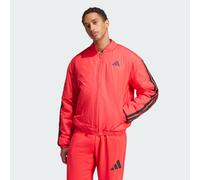 adidas Homme ESSENTIALS 3S INSULATION BOMBER JACKET, Pure Ruby, S