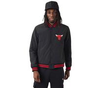 New Era Team Logo Chicago Bulls Bomber Jacket Noir L Homme