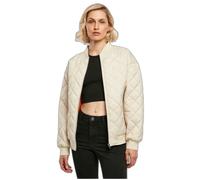 Veste bomber matelassée femme Urban Classics Oversized Diamond GT - blanc - 5XL XXXXXL