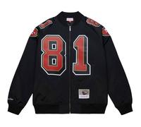 Veste Bomber - MITCHELL & NESS - San Francisco 49ers - Satin - Patchs brodés - Coupe ajustée L