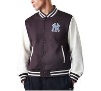 Veste Bomber - NEW ERA - New York Yankees - Brun - Polyester - Style Varsity M