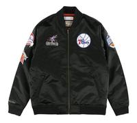 Veste Bomber Satin - MITCHELL & NESS - Collection NBA Hardwood Classics - Philadelphia 76ers - Homme S